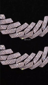 Moissanite Miami Cuban Link Necklace