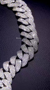 Moissanite Diamond Cuban Chain