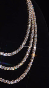 VVS1 Moissanite Diamond Tennis Chain
