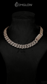 15 MM Iced Out Luxury Cuban Chain