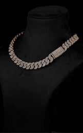 15 MM Iced Out Luxury Cuban Chain