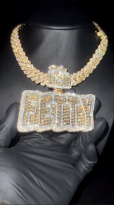 Custom FETTY Name Pendant