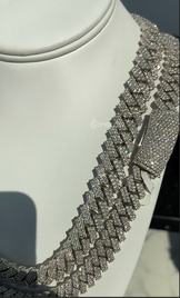 Moissanite Diamond Cuban Link Chain