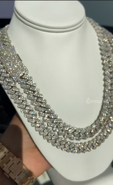 Moissanite Diamond Cuban Link Chain