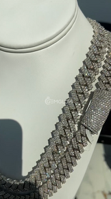 Moissanite Diamond Cuban Link Chain