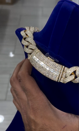 Iced Out Letters Pendant Necklace