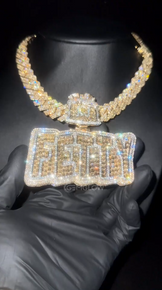 Custom FETTY Name Pendant