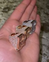 Custom Iced Out Letter Ring