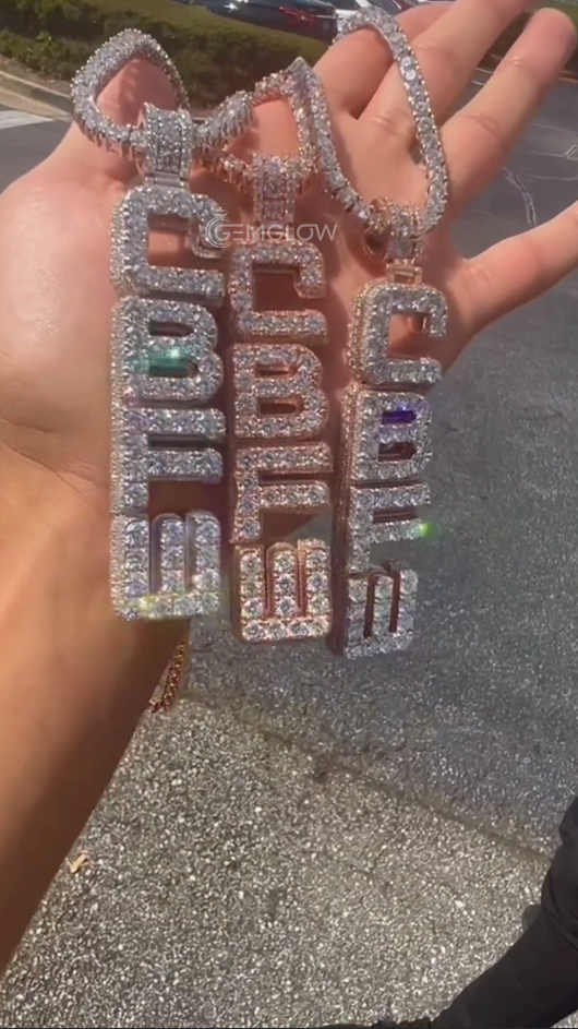 Round Hip Hop Chain and Pendant