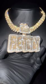 Custom FETTY Name Pendant
