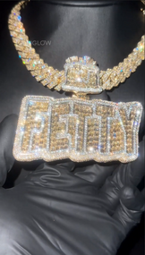 Custom FETTY Name Pendant
