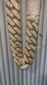 20mm Iced Out Cuban Link Chain