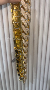 20mm Iced Out Cuban Link Chain