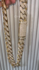 20mm Iced Out Cuban Link Chain