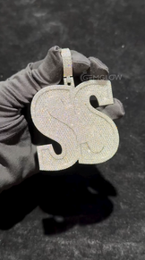 Custom Made S Letter Hip Hop Pendant