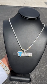 925 Sterling Silver Tennis Chain