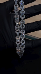 VVS Round Cut Iced Out Cuban Link Necklace