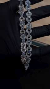 VVS Round Cut Iced Out Cuban Link Necklace