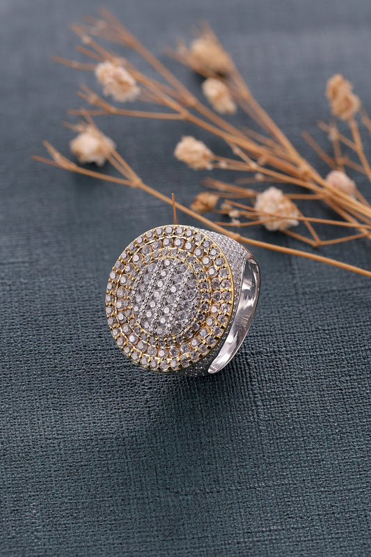 Fully Iced Out Bling Ring for Him