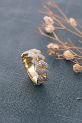 Hip Hop Cuban Link Eternity Band Ring