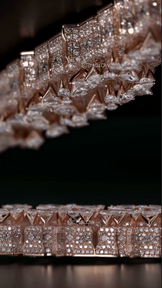 Custom Fully Iced Vertical Letter Pendant