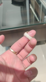 Custom Bust down Rapper Ring