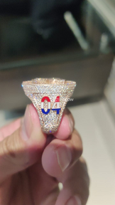 Custom Bust down Rapper Ring