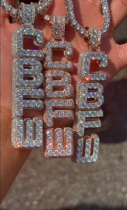 Round Hip Hop Chain and Pendant