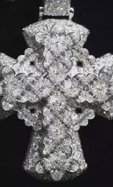 Crucifix Pendant with Infinity Chain