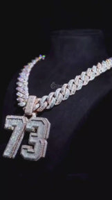 Fully Iced Out Moissanite Pendant