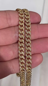 7MM Iced Out Miami Cuban Link Chain