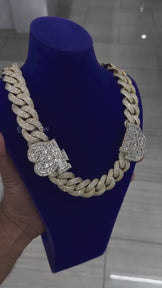 Iced Out Letters Pendant Necklace