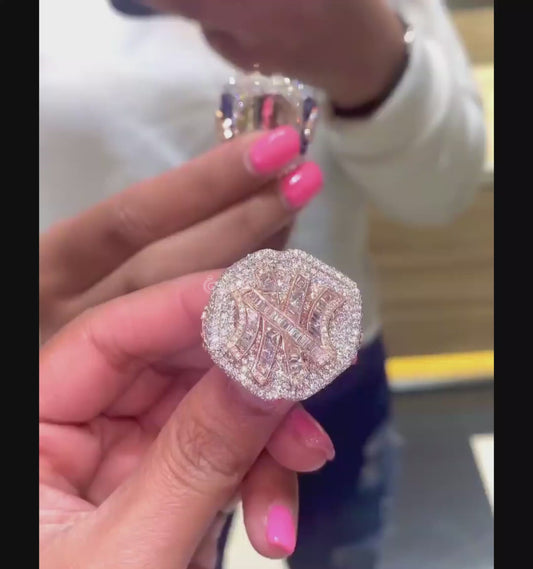 VVS Moissanite Letter Ring