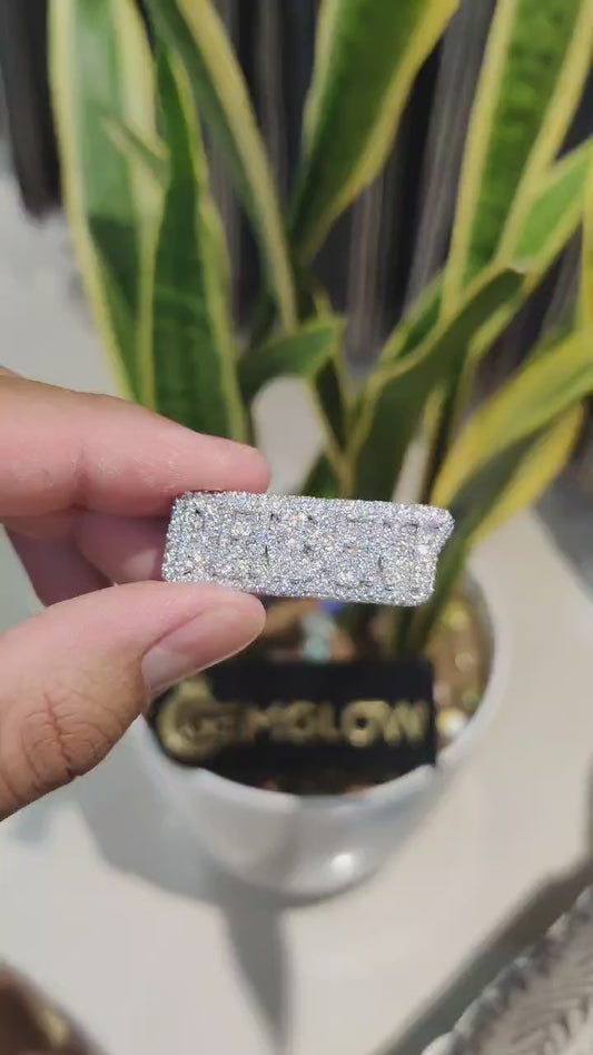VVS Moissanite Diamond Men's Ring