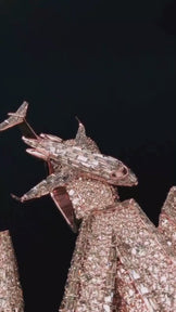 Iced Out Moissanite Letter Pendant