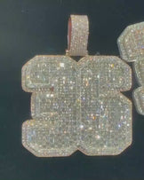 Custom Men's 36 Number Pendant