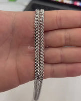 925 Sterling Silver Miami Cuban Curb Chain