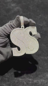 Custom Made S Letter Hip Hop Pendant