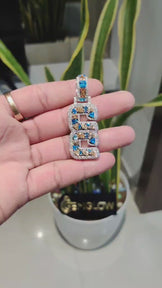 Fully Iced Out Letter Pendant