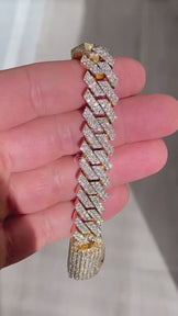Men’s 12mm Miami Cuban Diamond Bracelet