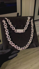 12MM Moissanite Infinity Cuban Chain
