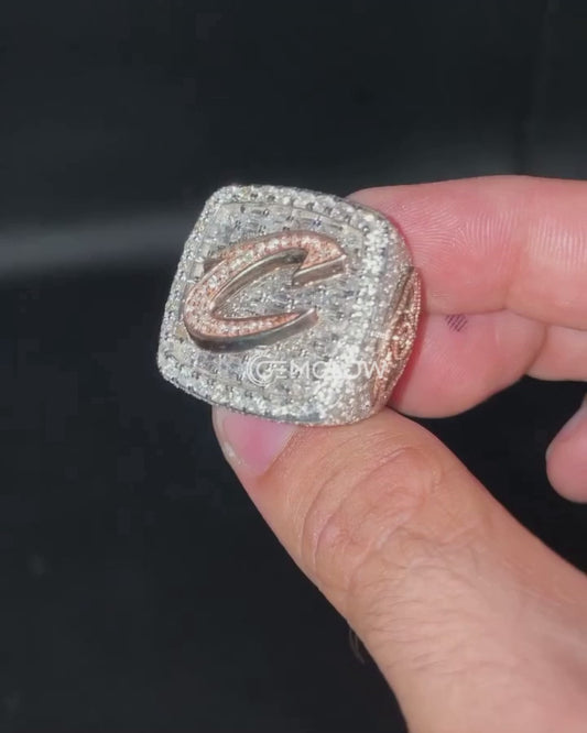 VVS1 Moissanite Letter Ring