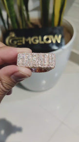 VVS1 Moissanite Custom Letter Ring